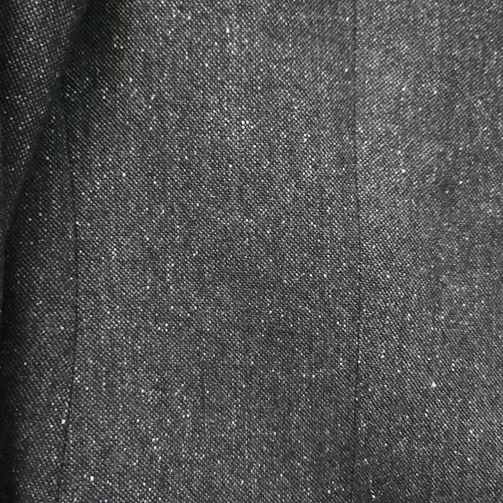 Calvin Klein Extreme Slim Fit Wool Silk Blazer 44R Charcoal Flecked Quiet Luxury